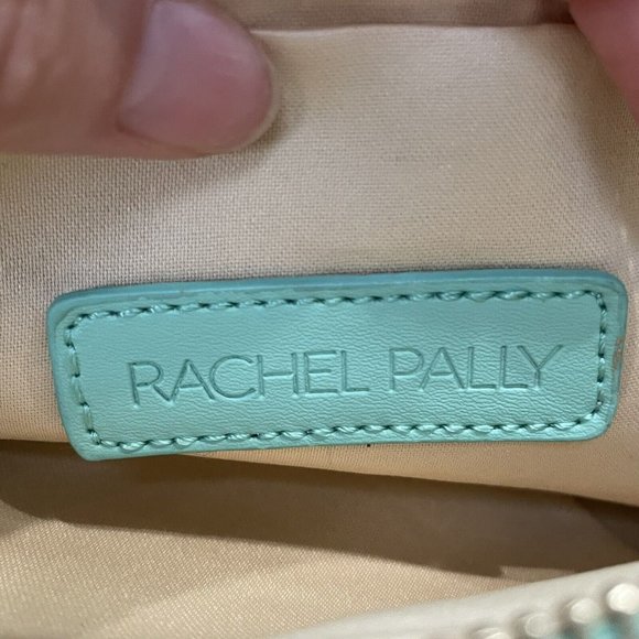 Rachel Pally Reversible Foldable Clutch Bag Paradise Print NWOT12X10 Aqua‎ Pink - Picture 4 of 5